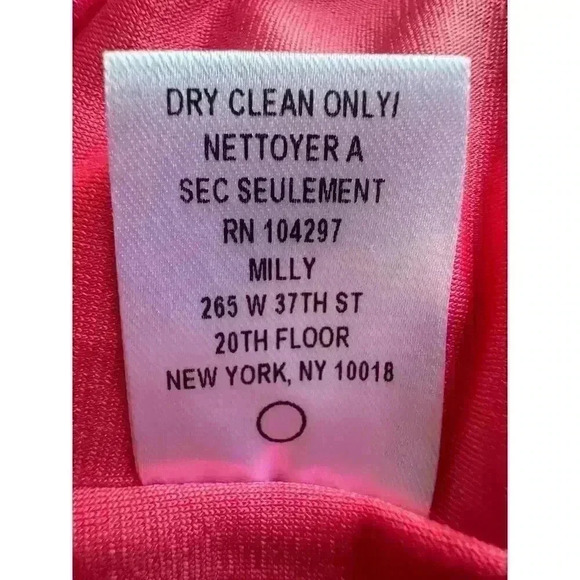 Milly Pink Racerback Dress Women’s L - Picture 7 of 8